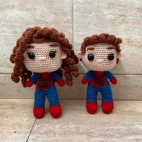 Crocheted Spiderman Funko Pop